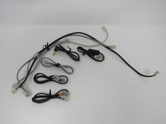 Standard Assorted Phone Cords Cables RJ-11 Lot of 9 -- Used