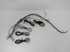 Standard Assorted Phone Cords Cables RJ-11 Lot of 9 -- Used