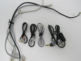 Standard Assorted Phone Cords Cables RJ-11 Lot of 9 -- Used