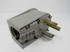 Standard 125/250V 30A Male Plug NEMA 14-30 Angle Straight Blade -- Used