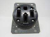 Leviton Receptacle Outlet 50A 125/250V 4in x 3in x 3in -- Used