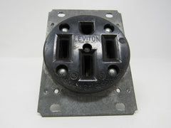 Leviton Receptacle Outlet 50A 125/250V 4in x 3in x 3in -- Used