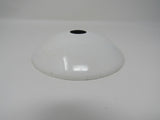 Commercial Light Fixture Canopy Cover 5-1/2-in Round Off White/Silver -- Used