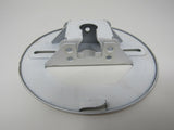 Commercial Pendant Light Fixture Bracket 5-1/2-in Round Off White/Silver -- Used
