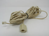 Standard Phone Cord Cable RJ-11 With Coupler 25 ft -- Used
