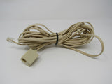Standard Phone Cord Cable RJ-11 With Coupler 25 ft -- Used