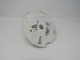 Commercial Pendant Light Fixture Bracket 5-1/4-in Round Off White/Silver -- Used