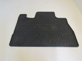 Mercedes-Benz Front & Rear Car Floor Mats Set of 4 Black Rubber -- Used