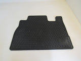 Mercedes-Benz Front & Rear Car Floor Mats Set of 4 Black Rubber -- Used