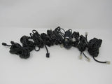 Standard Lot of 10 Phone Cords Cables RJ-11 Variety of Lengths -- Used