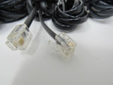 Standard Lot of 10 Phone Cords Cables RJ-11 Variety of Lengths -- Used