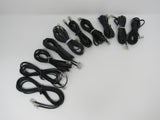 Standard Lot of 10 Phone Cords Cables RJ-11 Variety of Lengths -- Used