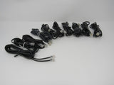 Standard Lot of 10 Phone Cords Cables RJ-11 Variety of Lengths -- Used