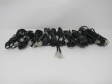 Standard Lot of 10 Phone Cords Cables RJ-11 Variety of Lengths -- Used