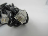 Standard Lot of 10 Phone Cords Cables RJ-11 Variety of Lengths -- Used
