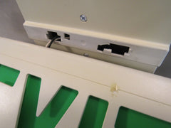 Hubbell Lighted Exit Sign 13in x 9in Single Side 120 VAC 277 VAC LED LXUGW -- Used