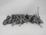 Standard Lot of 10 Phone Cords Cables RJ-11 Variety of Lengths -- New