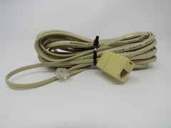 Standard Phone Cord Cable RJ-11 With Coupler 25 ft -- Used