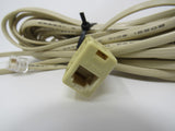 Standard Phone Cord Cable RJ-11 With Coupler 25 ft -- Used