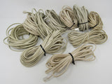 Standard Lot of 10 Phone Cords Cables RJ-11 Variety of Lengths -- Used