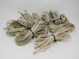 Standard Lot of 10 Phone Cords Cables RJ-11 Variety of Lengths -- Used