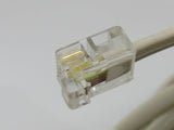 Standard Lot of 10 Phone Cords Cables RJ-11 Variety of Lengths -- Used