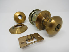 Standard Door Knob Entrance Lock Rustic Bronze Vintage -- Used