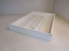 Heavy Duty Slideout Cabinet Shelf 25-3/4in L x 19-1/2in W x 2-3/4in H White -- Used