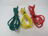 Standard Lot of 3 Ethernet Patch Cables RJ-45 Variety of Lengths Cat5e -- New