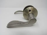 Standard Lever Handle Passage Door Knob Satin Nickel -- Used