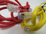 Standard Lot of 3 Ethernet Patch Cables RJ-45 Variety of Lengths Cat5e -- New