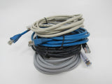 Standard Lot of 4 Ethernet Patch Cables RJ-45 Variety of Lengths Cat5e -- New