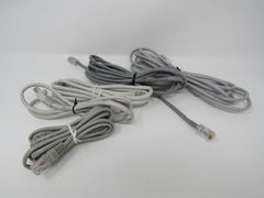 Standard Lot of 5 Ethernet Patch Cables RJ-45 Variety of Lengths Cat5e -- New