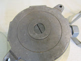 Keene Stonco Caged Outdoor Light Fixture 11in x 8in Gray/White 46.093 Metal -- Used