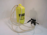 National 3 Gallon Garden Sprayer With Four Wands Yellow Plastic -- Used