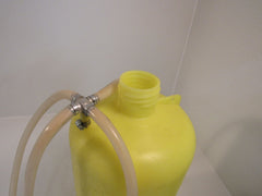 National 3 Gallon Garden Sprayer With Four Wands Yellow Plastic -- Used