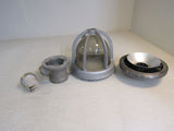 Benjamin Caged Outdoor Light Fixture 600W 13in x 10in Vapor Tight 2790 Metal -- Used