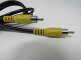 Standard Video Connector Cable RCA x1 Length 5.5ft Male -- New