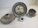 Benjamin Caged Outdoor Light Fixture 600W 13in x 9in PS 30 2790 Metal Glass -- Used