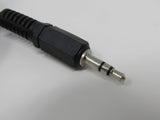 Standard Audio Jack 3.5-mm Connector Cable Length 6ft Male -- Used
