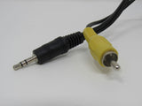 Standard Video Audio Stereo Jack Connector Cable RCA x3 Length 5.5ft Male -- New