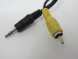 Standard Video Audio Stereo Jack Connector Cable RCA x3 Length 5.5ft Male -- New