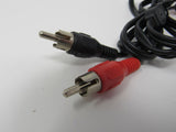 Standard Stereo Audio Connector Cable RCA x2 Length 33 Inches Male -- New