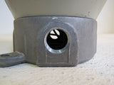 Keene Stonco Caged Outdoor Light Fixture 11in x 8in x 8in 46.093 Metal Glass -- Used
