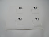 USPS Scott 2 Vintage 19c USA Change Of Address 4 Cards Mint Never Hinged/MNH -- New