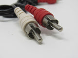 Standard Stereo Audio Connector Cable RCA x2 Length 28 Inches Male -- Used