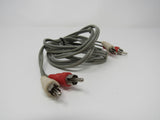 Standard Stereo Audio Connector Cable RCA x2 Length 6ft Male -- New