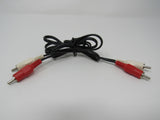 Standard Stereo Audio Connector Cable RCA x2 Length 3ft Male -- New