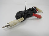 Standard Stereo Audio Connector Cable RCA x2 Length 6ft Male -- New
