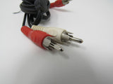 Standard Stereo Audio Connector Cable RCA x2 Length 6ft Male -- New